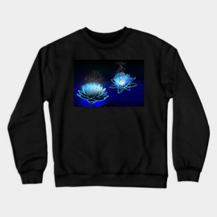 Glowing Lotuses Crewneck Sweatshirt